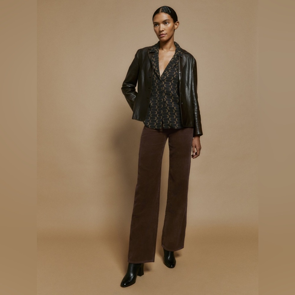Reformation Brown Corduroy Flare Pants - Picture 6 of 6